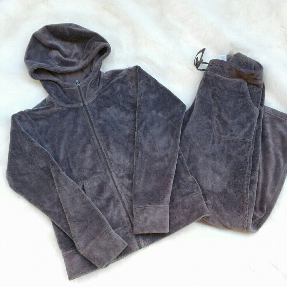 Patagonia Fleece gray 2  Piece set Small